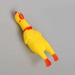 Игрушка пищалка Курица, 16 см, дворняга - Пушистое счастье фото 4