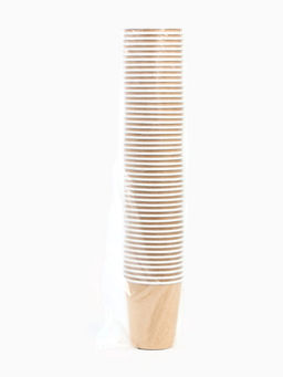 Цена за 50 шт. Cтакан бумажный двухслойный «Крафт», 250 мл, диаметр 90 мм