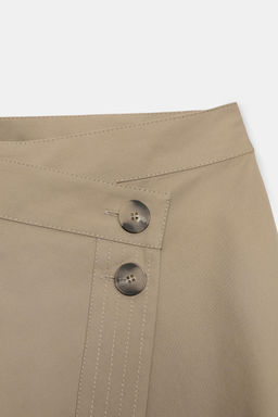 FALDA MIDI ASIM?TRICA / Tostado - Zara фото 10