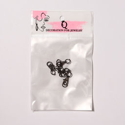 Замок карабин 10 мм, 5 шт. воронёная сталь