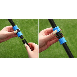 Цена за 5 шт. Муфта-соединитель для капельной ленты, 16 мм, пластик, Greengo  фото 3