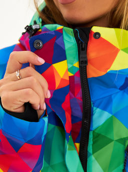 Женская горнолыжная сноубордическая куртка Alpha Endless Ultra Chaleur SNB 423/316_6 Разноцветный  фото 13