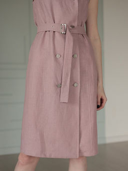 Платье льносодержащая ткань