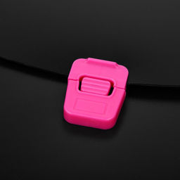 Папка портфель А4, 700 мкм, 1 отделение, Calligrata, черный с розовыми элементами отделки  фото 2