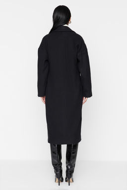 Trendyolmilla Fusya Oversize Genis Kesim Uzun Yunlu Kase Kaban TWOAW21KB0038  фото 18