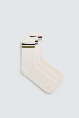 STRIPED SOCKS 3-PACK