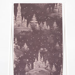 Полотенце махровое 6с102.413ж1 Зимняя сказка(т.с.мальв1) 81х160см