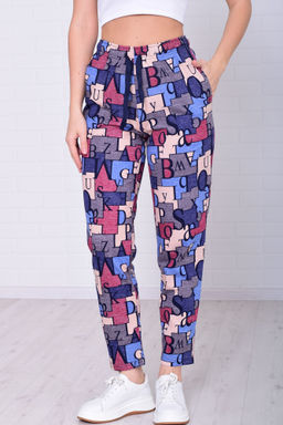 Брюки домашние женские 8-031д1 из хлопка