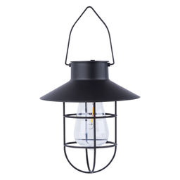 USL-S-280/PT200 VINTAGE LANTERN Садовый светильник на солнечной батарее Винтажный фонарь. Подвесной. 1 филаментная лампа. Теплый белый свет. 1*ААА Ni-Mh аккумулятор в/к. IP44. TM Uniel - Volpe фото 4