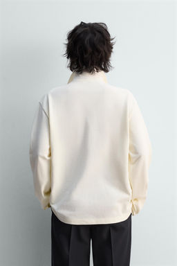 REGULAR FIT PIQU_ TEXTURED POLO SHIRT - Zara фото 12