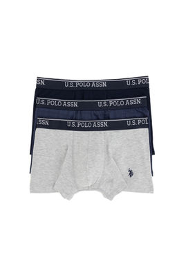 Мужское нижнее белье серого меланжа - U.s. polo assn фото 2