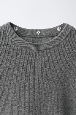 JERSEY PUNTO CUELLO DESMONTABLE / Gris - Zara фото 5