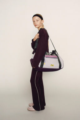 EMBOSSED TEXT MODAL BOMBER JACKET - Zara фото 6