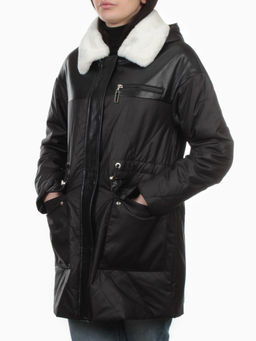 M24-096 BLACK Куртка демисезонная женская (100 гр. холлофайбер) - Fashion фото 5