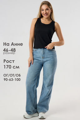 Майка женская в рубчик