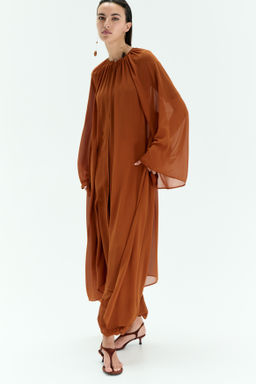 Caft?n de gasa con frunces - H&m фото 5