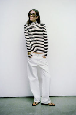 EXTRA-SOFT STRIPED KNIT JUMPER - Zara фото 3