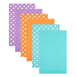 Набор кухонных полотенец Доляна Ягодный микс, 35х60 см - 6 шт, 100% хлопок, рогожка 165 г/м2