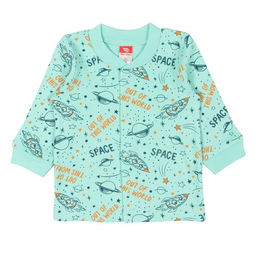 CRB wear/CWB 62535 кофточка ясельная, бирюзовый/Ex.Cherubino  фото 3