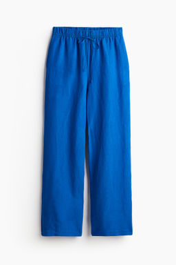 Pantalon sin cierre en mezcla de lino - H&m фото 9