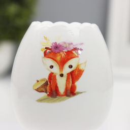 Светильник «Лисичка» 1×7 Вт Е11 белый 6×7×12 см