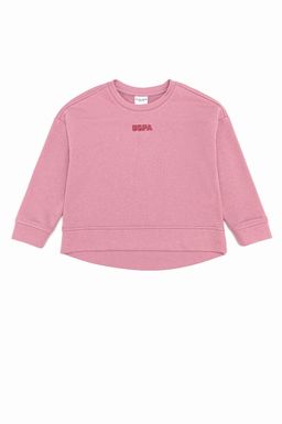 U. S. Polo Assn Детский базовый свитшот с круглым вырезом Magnolia