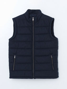 Slim Fit Dik Yaka Erkek ?i?me Yelek