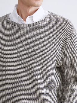 Bisiklet Yaka Erkek Sweatshirt