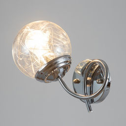 Бра «Франни», Е27, 40 Вт, 19×15×26 см, серебро