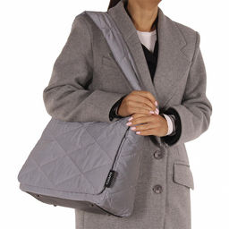 Сумка 58125 silver gray Velina Fabbiana-Safenta