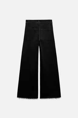 ZW COLLECTION HIGH-WAIST WIDE-LEG JEANS - Zara фото 8