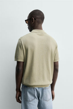 POLO PUNTO CANAL? / verde lavado - Zara фото 3