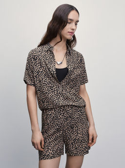 Шорты из вискозы с эластичным поясом / Zarina