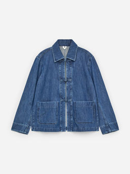 Camisa de sarga de denim