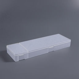 Бокс для хранения мелочей, 2 ячейки, 21×7×2.5 см, белый