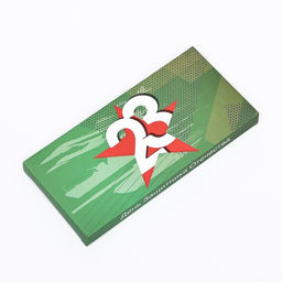 Цена за 5 шт. Подарочная коробка под плитку шоколада, без окна 23 Февраля, 17?8?1.4 см