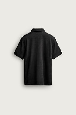 POLO REGULAR FIT C??AMO - VISCOSA / Negro - Zara фото 8