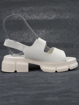 08-PEAG61-1 LT. BEIGE Босоножки женские (натуральная кожа)