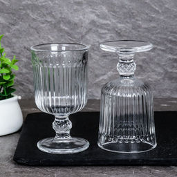 Рюмка 6 штук 80 мл на ножке прямая / F207-1A /уп 24/ - Галеонтрейд фото 5