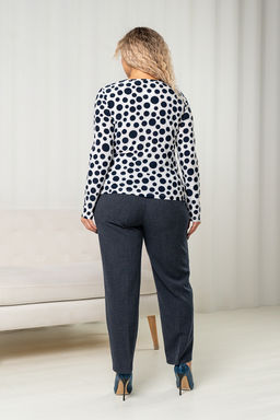 Блузка ТБ-109 крупный горох - Angelika фото 4