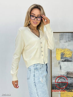 Кардиган женский на пуговицах