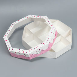 Цена за 5 шт. Коробка кондитерская, упаковка, Sweet box, 27×27×5 см