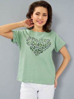 Футболка женская _ 12722/Heart - F5 фото 2