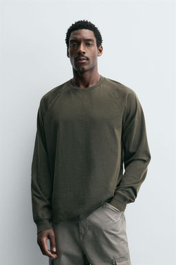 WASHED RELAXED FIT T-SHIRT - Zara фото 2