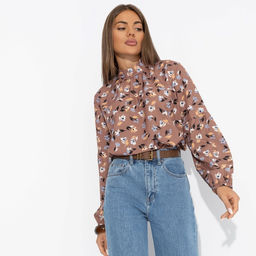 Блуза с драпировкой, Драма в деталях (фундук)