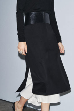 ZW COLLECTION CONTRAST SKIRT - Zara фото 2