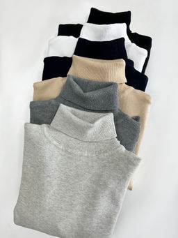 Джемпер (водолазка) 33-12240 т.серый