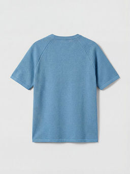 Bisiklet Yaka Bask?l? Erkek ?ocuk Ti??rt