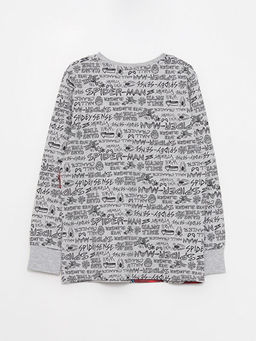 Bisiklet Yaka Spiderman Bask?l? Uzun Kollu Erkek ?ocuk Pijama Tak?m? - Waikiki фото 3