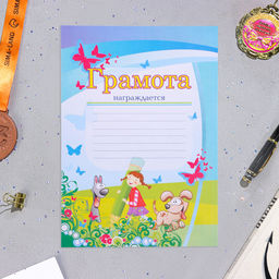 Папка «Портфолио обучающегося в начальной школе», 8 грамот, А4